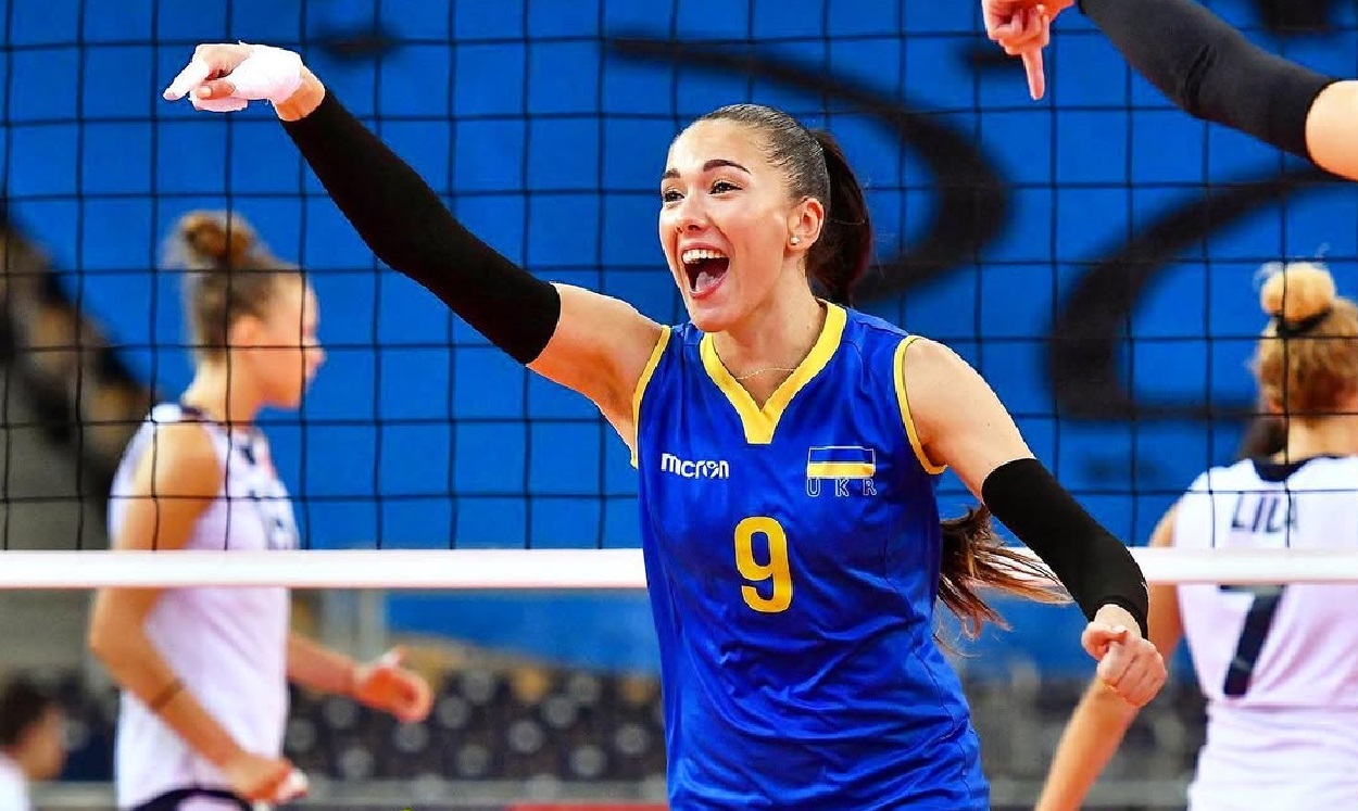 Yuliya Gerasymova volleyball